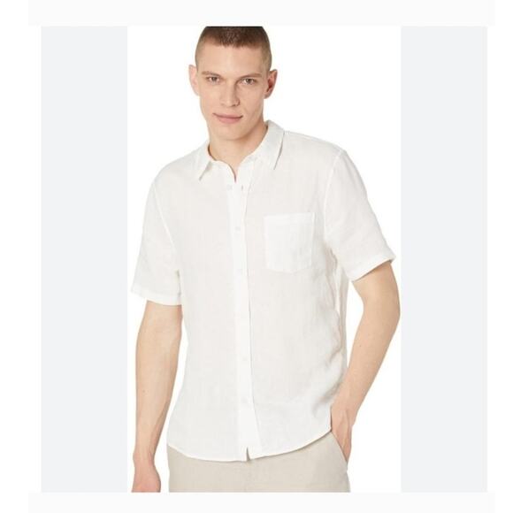 Porter & Ash Linen Shirt Size Small White New - Picture 1 of 2